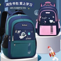 Sac à Dos En Gros Nouveauté Léger Imperméable pour Enfants Unisexe Motif Astronaute Cartable Maternelle Garçons 1-6 Fermeture Éclair