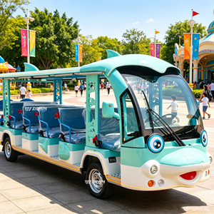 Autobús Turístico Eléctrico Ecológico de 14 Plazas con Techo Abierto para Transporte en Sitios Turísticos y Resorts - Product Image 1