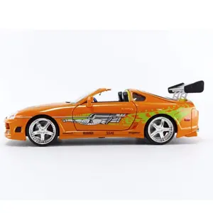 Модель автомобиля Hot Wheel diecast Nissan Skyline GT R, быстрая и яростная 5/5 [Оранжевый]