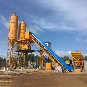 Factory Manufacturer Hzs 25 To 240 M3/h Small Ready Electric Cement Concrete Batching Plant