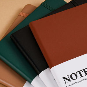 Carnet personnalisé avec logo imprimé en PU, agenda, planificateur A5, cuir végétarien, grille à points, couverture rigide, reliure cousue <span class=keywords><strong>Cahill</strong></span> - Product Image 3