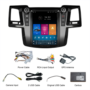 Radio para Auto con Pantalla Vertical de 9.7 Pulgadas Estilo Tesla, Estéreo para Auto, GPS, Carplay, Android Auto, Reproductor de DVD para <span class=keywords><strong>Toyota</strong></span> <span class=keywords><strong>Hilux</strong></span> 2004-2005 - Product Image 6