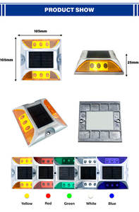 الطريق السريع للمطار وامض ذكي Ip68 مقاوم للماء علامة عين القط بمسمار للطريق الشمسي - Product Image 2