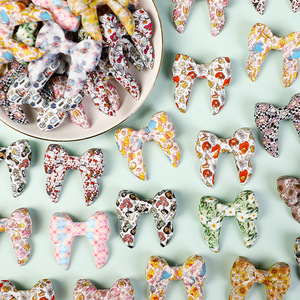 Perles en silicone à motif nœud papillon imprimées par transfert d'eau 3D - Sans BPA, qualité alimentaire pour bijoux et jouets de dentition pour bébés - Product Image 3