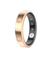 OEM/ODM HR01 Anneau intelligent Moniteur de santé Moniteur d'oxygène sanguin de fréquence cardiaque Anneau intelligent en acier inoxydable Anneau de fitness pour IOS Android
