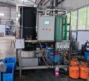 Machine à glaçons tubulaires commerciale de 3 tonnes par 24 heures, machine à glaçons tubulaires de 5 tonnes, refroidissement par air et eau pour la transformation des produits de la mer, l'industrie alimentaire - Product Image 3