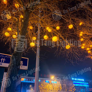 Lámpara de Caqui Brillante que Ilumina Jardines y Parques con un Ambiente Cálido y Acogedor - Product Image 3