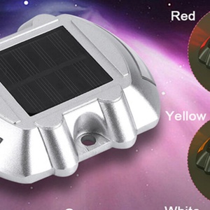 Reflectores Solares para Carreteras, Tachuelas Reflectantes Solares para Carreteras, Marcadores Reflectantes para Pavimento, Luz LED Solar para Carreteras - Product Image 6