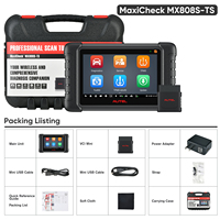 Autel-Herramienta de diagnóstico de Altar para coche, escáner OBD2 TPMS con sensor de presión de neumáticos, tienda oficial MaxiCheck MX808S TS