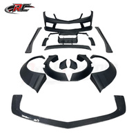 Kit carrosserie large style LB pour Mercedes Benz C63 W204 : pare-chocs avant, ailes, jupes latérales, diffuseur arrière – Pièces de mise à niveau