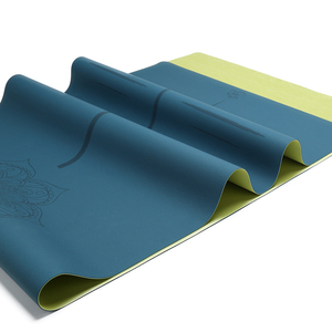 Tappetino da palestra <span class=keywords><strong>Yoga</strong></span> Eco-Friendly per l'allineamento del corpo in gomma da viaggio nero tappetino <span class=keywords><strong>Yoga</strong></span> con borsa - Product Image 1