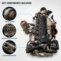 Moteur complet d'occasion avec inspection vidéo disponible, excellent état de marche, Nissan Patrol Y60 Y61 TD42T 4.2L Diesel AGP