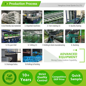 <span class=keywords><strong>Gazon</strong></span> <span class=keywords><strong>synthétique</strong></span> PE durable et personnalisé pour salle de sport, pour entraînement sur piste de luge, revêtement de sol sportif fitness, avec maquette gratuite - Product Image 6