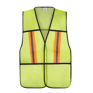 safety vest chaleco reflectivos OEM logo customization high visibility reflective vest hi vis vest for roadway safety 60G/M2