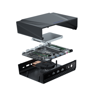 มินิพีซี รุ่นที่ 11 และ 12 ใช้ซีพียู Core I5 1135G7 และ I7 1280P แรม DDR4 8GB ความจุ 256GB SSD รองรับจอภาพ 4K HD สำหรับเล่นเกมส์ พอร์ตเชื่อมต่อ Type-C สำหรับ M1 NUC Mini PC รุ่นที่ 11 - Product Image 5