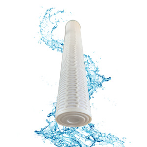 ไส้กรองแบบจีบ Flowment Depth ขนาด 5 ไมครอน สำหรับการกรองน้ำในโรงงานเหล็ก - Product Image 1