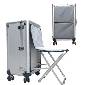 Wholesale Aluminum Luggage Full Aluminum Shell 20"/24" Inch Travel Suitcases With Spinner BOM/One-Stop Service