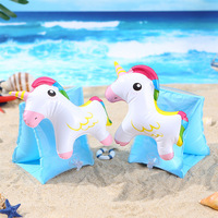 Offre Spéciale gonflable bouée de natation eau et air formation bras anneau brassards nager cercle Carton Animal bras anneau bébé natation bras anneau