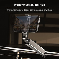 Support de téléphone portable de bureau réglable multifonctionnel et pliable de qualité supérieure pour avion mobile à rotation multiple