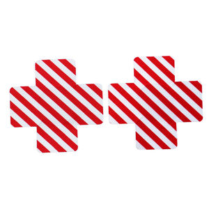 <span class=keywords><strong>Pegatinas</strong></span> para Pezones con Rayas Rojas y Blancas, Bonitas y Sexys, Cubrepezones Invisibles con Forma <span class=keywords><strong>de</strong></span> Estrella, Ropa Interior Íntima - Product Image 3