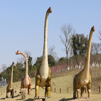 Dino Şehri Gerçek Boyutta Robot Dinozor (Silikon ve Çelik) Açık/Kapalı Alanlarda, Eğlence Parklarında ve Çocuk Alanlarında Kullanım İçin