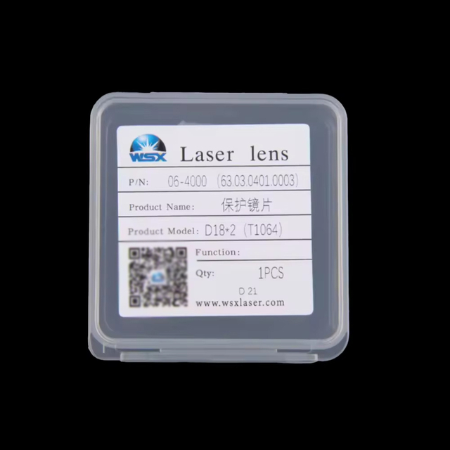 WSX Original fiber laser protective lens 18x2mm 4KW 1064nm laser protective windows for WSX QILIN CQWY Relfar Laser Machine