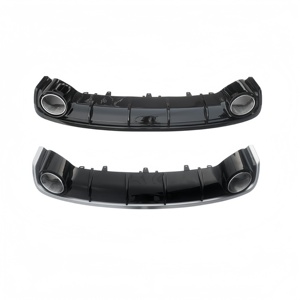 Accessori Posteriori Stile <span class=keywords><strong>RS6</strong></span> Completamente Neri per <span class=keywords><strong>Audi</strong></span> A6L Modelli 16-18, Versioni Standard/Sport - Product Image 5