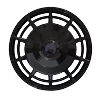 Roues/jantes forgées de style Aerodisc noir brillant personnalisé pour MercdesBenz, Cadillac,BMW, RrangeRover, LandRover, Rolls-Royce