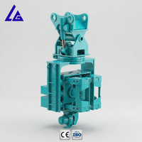 Pileuse à tôles à serrage latéral LIGONG 360 °   Rotateur pour l'installation de palplanches en acier compatible avec les excavatrices hydrauliques de 20-30T