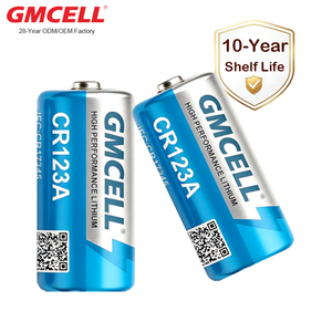 GMCELL <b>CR123A</b> <b>Batteries</b>,3V Film Camera <b>Batteries</b>,Replaces CR17345 <b>Battery</b> For Trail Camera - Product Image 1