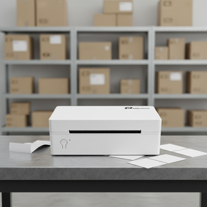 <span class=keywords><strong>Imprimante</strong></span> thermique de codes-barres Milestone MHT-L1091 4 pouces 203 DPI avec SDK iOS pour les bordereaux d'expédition et les étiquettes d'expédition - En stock - Product Image 1