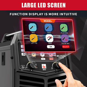 YIJIU 110V/220V saldatore Multi-processo in alluminio con Gas a impulsi MIG/MAG/flusso senza Gas MIG/Lift TIG/<span class=keywords><strong>Stick</strong></span>/saldatura a punti/pistola a bobina - Product Image 3