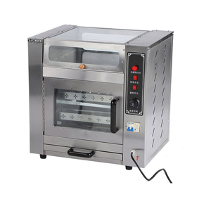 Horno eléctrico para hornear batatas de acero inoxidable de 128L Horno eléctrico de 3600W con rotación automática - Product Image 5