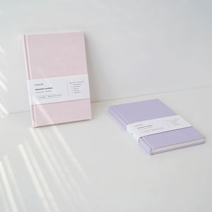 Carnet de notes à couverture rigide en lin avec impression de logo personnalisé Manifestation du bien-être Bonheur Prendre soin de soi A5 <span class=keywords><strong>Journal</strong></span> de rêve - Product Image 5