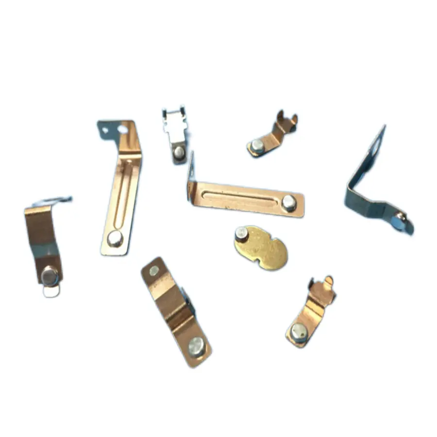 Electric Car Battery Connector Copper Metal Stamping Shrapnel Electrical Contacts and Contact Materials
