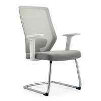 Chaises visiteurs blanches maille maille chaise de personnel chaises de conférence maille
