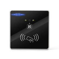 Scanner de codes-barres, lecteur RFID, 1D, 2D, QR Code à barres, 26/34 RS232, support mural, contrôle d'accès de porte,