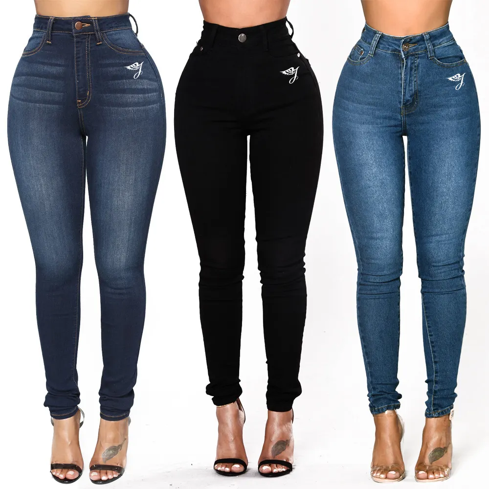 Smo Pantalones Jeans Vrouwen Hoge Taille Nieuwste Mode Skinny Jeans Vrouwen Elastische Denim Jeans Vrouwen