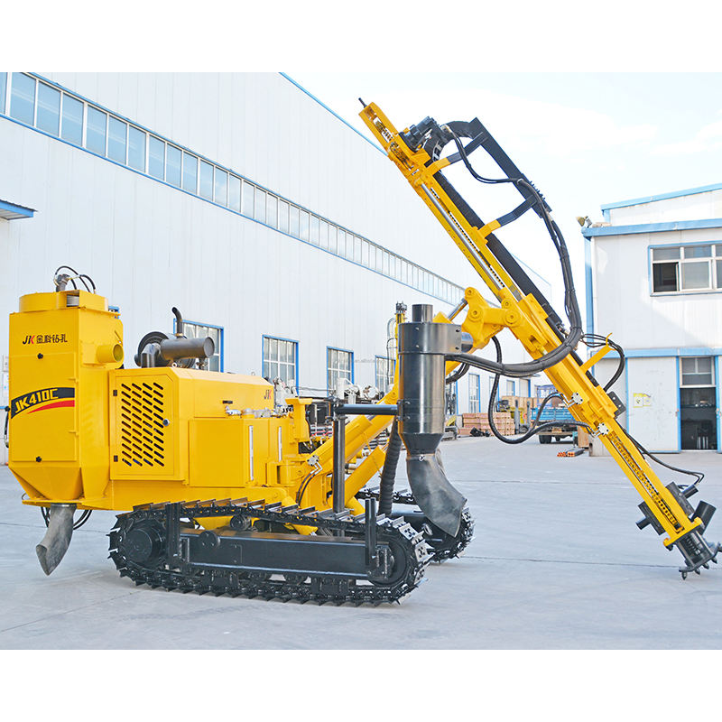 Factory price JK410 Crawler Mounted Pneumatic Top hammer Drill Rig