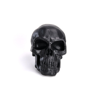 Resin Skull Figurines Realistic Halloween Decoration Indoor Prop For Haunted House Escape Room Bar Atmosphere - Product Image 5