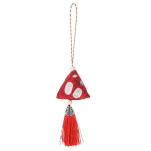 Year of the Horse Portable Wormwood Zongzi Sachet Mugwort Triangle Rice Dumpling Lucky Zongzi Small <b>Gift</b> Carry-On Pendant - Product Image 4