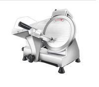 Machine à trancher la viande électrique professionnelle, trancheuse à viande commerciale en acier inoxydable pour couper le bœuf, le porc, le jambon, le bacon, le fromage