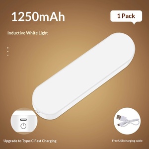 FREE Sample <b>Wireless</b> LED Under Cabinet Light Remote Control Dimmable Wardrobe Night Light Home Bedroom Kitchen Battery <b>Lamp</b> - Product Image 3