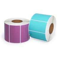 DareGlobal - Rollos de Etiquetas de Papel Autoadhesivas Impresas Personalizadas, Etiquetas Imprimibles con Código de Barras para Embalaje de Cosméticos