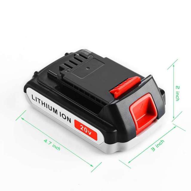 3.0Ah Replacement Worx 20V Lithium Battery WA3525, for Worx 20V (2x20V) Cordless Tools Power Battery WA3575 WA3525 WA3520