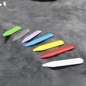 Hot Sale Colorful ABS Plastic Cement Collar Supporting Clothing Accessories Collar Stiffeners Collar Stays For Shirt Clothes