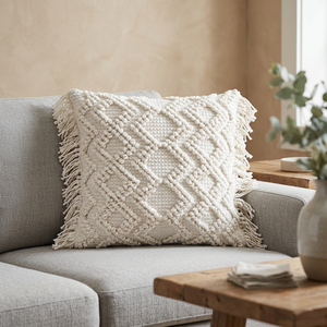 Fundas de cojín decorativas tejidas abstractas y hermosas al por mayor, estilo bohemio para dormitorio, sofá y decoración del hogar - Product Image 1