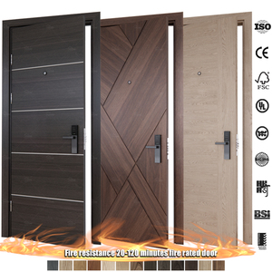 Portes d'<span class=keywords><strong>entrée</strong></span> en bois ignifugées pour appartements, homologuées WH, 20, 30, 45, 60, <span class=keywords><strong>90</strong></span>, 120 minutes, avec cadre, portes intérieures ignifugées pour chambres d'hôtel - Product Image 1