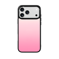 Coque de téléphone AG Feeling Black Edge avec motif à pois dorés et roses rouges pour iPhone 17, 17 Pro Max, 16 Pro, 15 – Coque magnétique