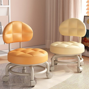 Tabouret universel en acier à roulettes, petit tabouret domestique surélevé, banc rotatif à roulettes pour changer de chaussures, <span class=keywords><strong>chaise</strong></span> mobile d'apprentissage - Product Image 6
